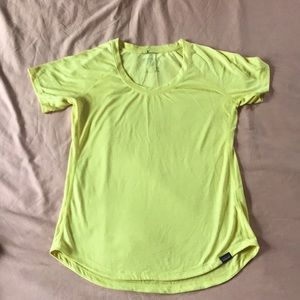 Patagonia capilene cool trail t shirt yellow